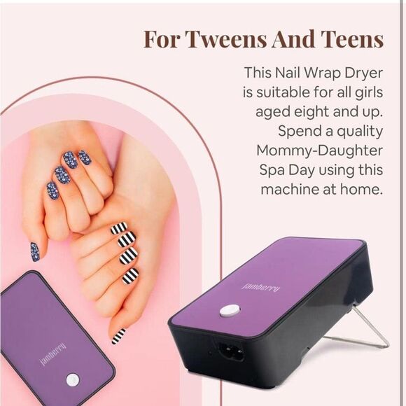 Jamberry Nail Wrap mini heater and set of four wraps NWT - Picture 6 of 15